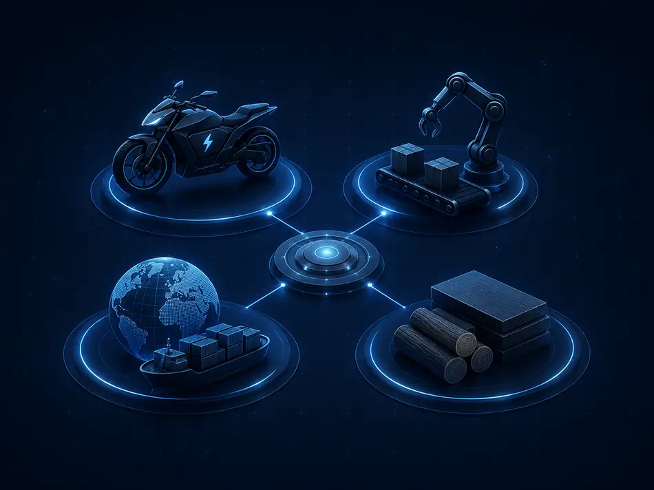 Strategic industries illustration